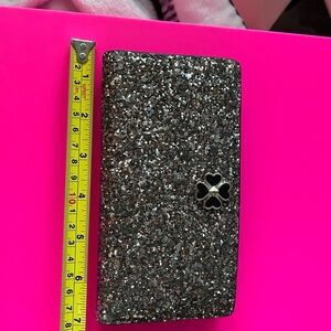 Kate Spade Glittery Black Wallet
